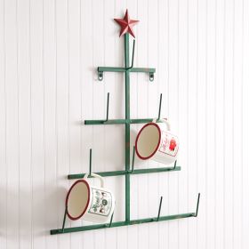 Christmas Tree Bottle Dryer Wall Rack