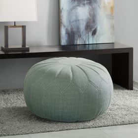 [Only support Drop Shipping Buyer] Kelsey Round Pouf Ottoman